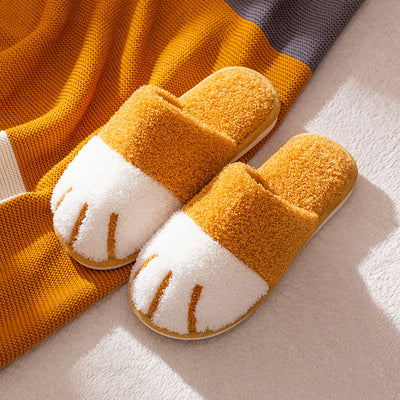 Pantuflas Cálidas de Pareja con Diseño Adorable de Patitas de Gato - Image 5