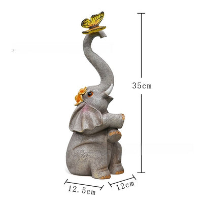 Estatua de Elefante para Jardín - Decoración de Resina Artesanal - Image 6
