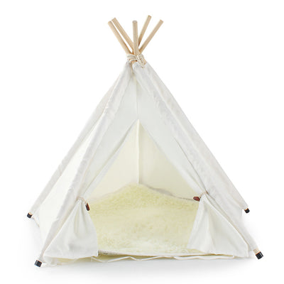 Carpa Desmontable para Mascotas con Tela de Algodón Lavable - Image 9
