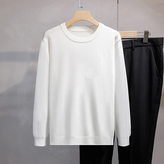 Suéter Holgado Oversized Cuello Redondo para Hombre - Image 8