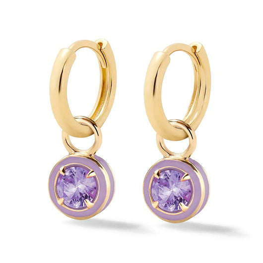 Aretes de Plata 925 con Cristales de Colores - Image 12