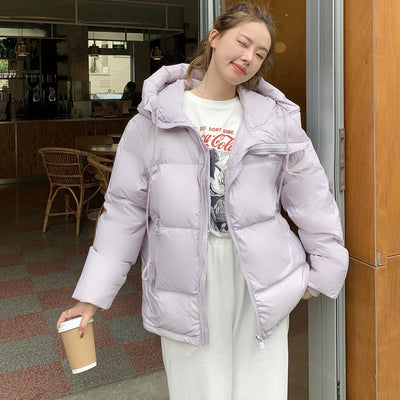 Chaqueta de Plumón Blanco Estilo Coreano - Image 17