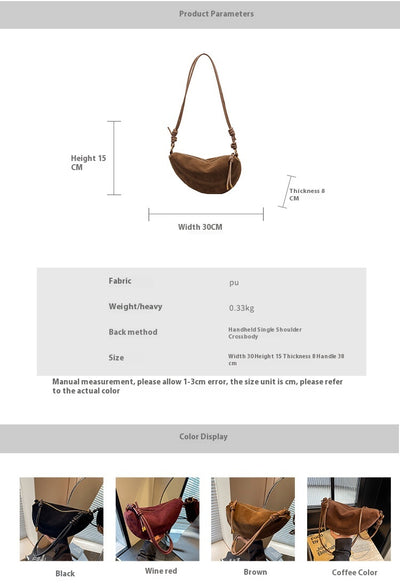 Bolsa de Hombro Dumpling - Diseño Versátil para Todos los Estilos - Image 9