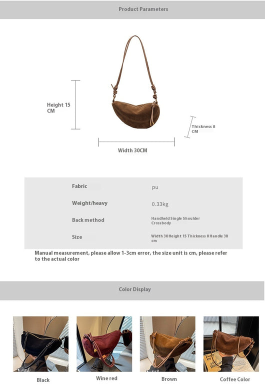 Bolsa de Hombro Dumpling - Diseño Versátil para Todos los Estilos - Image 9
