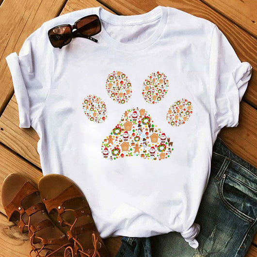 Playera con Estampado de Patita de Perro - Amor Canino - Image 9
