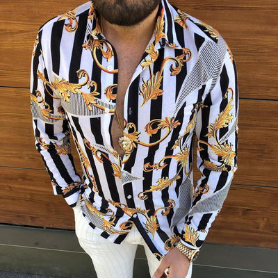 Camisa Casual Entallada de Manga Larga para Hombre - Image 24