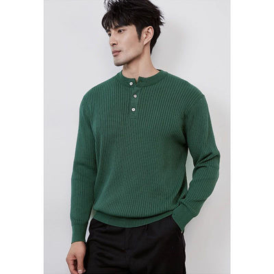Suéter Ejecutivo Preppy de Manga Larga para Hombre - Image 8