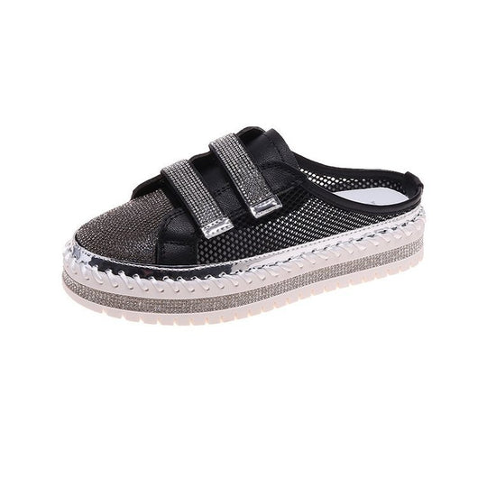 Sandalias Casuales de Mujer con Strass y Diseño Calado - Image 5