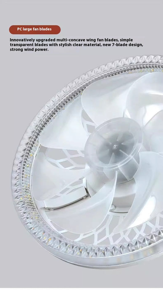 Lámpara Ventilador LED con Control Remoto Integrado - Image 14