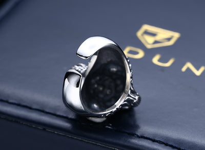 Anillo de Plata Tailandesa Retro con Apertura para Dedo Índice - Image 7