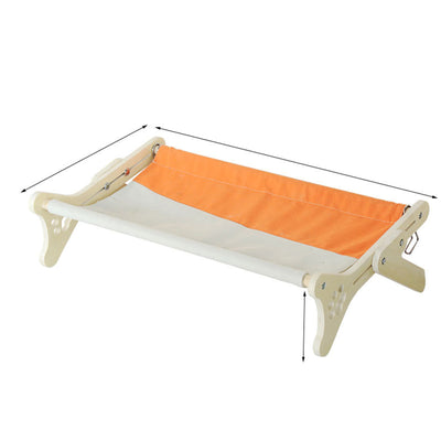 Cama Colgante de Madera Maciza para Gatos - Reposa Ventanal - Image 12