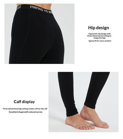 Mallas Térmicas de Lana Merino para Mujer - Secado Rápido y Comodidad Outdoor - Image 11