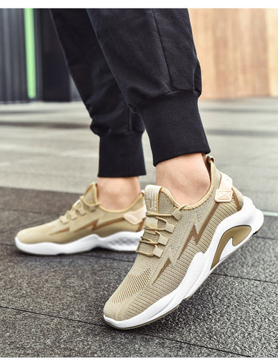 Zapatillas Deportivas Mesh Hombre - Diseño Moderno en Colores Sólidos - Image 10