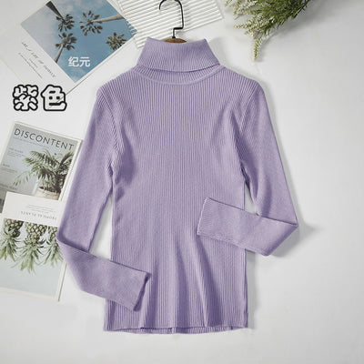 Suéter Ajustado de Manga Larga para Mujer - Polera Básica Versátil - Image 5