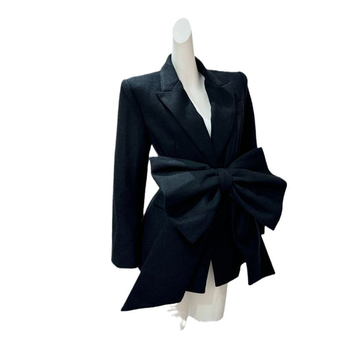 Chaqueta de Patchwork con Cuello Tipo Smoking y Botones - Manga Larga - Image 5