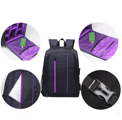 Mochila Resistente al Agua para Cámara y Laptop - Image 23