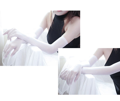 Guantes Largos Transparentes Protectores Contra Robo - Image 9