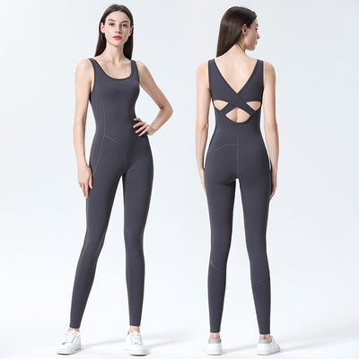 Jumpsuit de Danza con Malla Combinada para Mujer