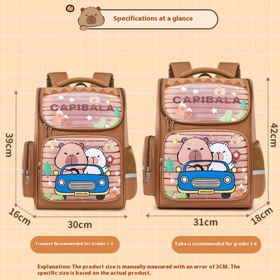 Mochila Escolar de Gran Capacidad Capabala para Niños de Primaria - Image 3