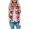 Women's Plush Christmas Vest with Festive Print