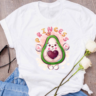 Camiseta Unisex Estampado Aguacate - Diseño Creativo Verano Holgada - Image 49