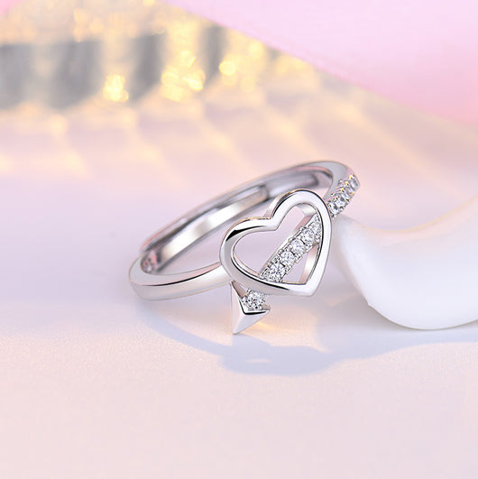 Anillo de Corazón Atravesado - Diseño Creativo para Mujeres - Image 3