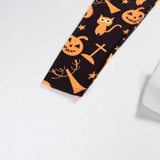 Playera Halloween Talla Grande Manga Larga Cuello Redondo con Estampado Digital - Image 4