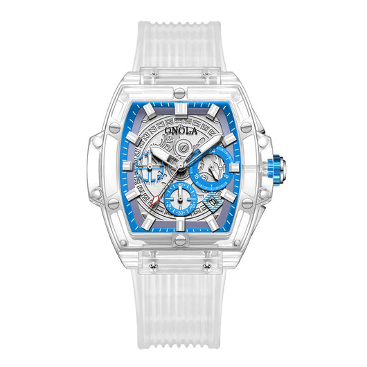 Reloj Luminiscente para Hombre con Caja Transparente - Image 11