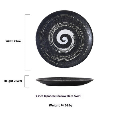 Plato Shallow Cerámica Japonesa - Diseño Minimalista - Image 5