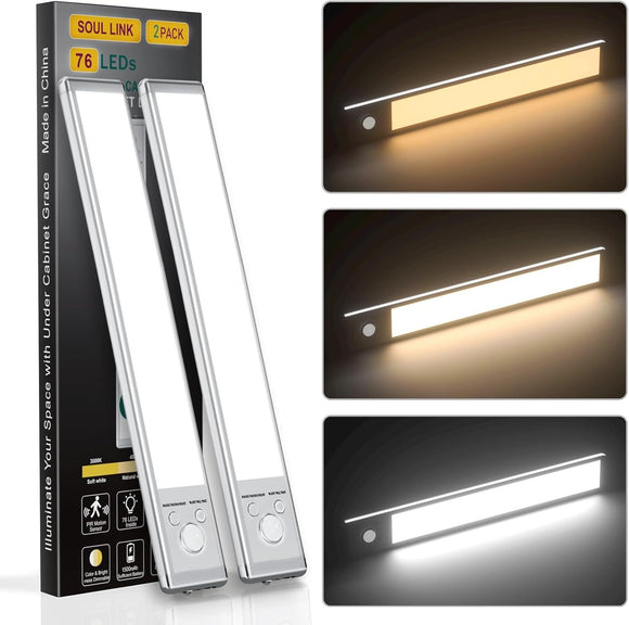 Luz LED Inductiva para Armarios - Recargable sin Instalación