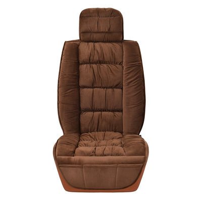 Funda de Asiento de Auto Peluche Corto Invierno - Cobertura Completa - Image 2