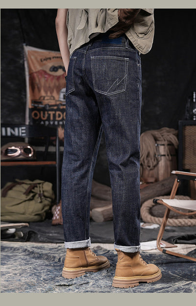 Pantalones Vaqueros Slim Rectos Clásicos para Hombre - Image 8