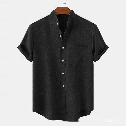 Camisa Playera Hombre Rayas 3D Manga Suelta Casual - Image 15