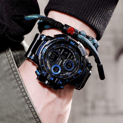 Reloj Deportivo LED Impermeable para Estudiantes - Pantalla Grande