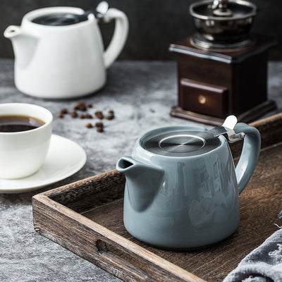 Tetera de Cerámica Artesanal Japonesa para Café - Image 2