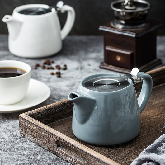 Tetera de Cerámica Artesanal Japonesa para Café - Image 2