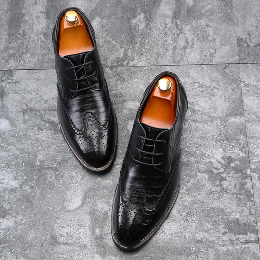 Zapatos de Cuero Formal para Hombre Talla Grande - Image 2