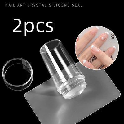 Sello Estampador de Uñas Francesas con Raspador 2.8cm - Image 6