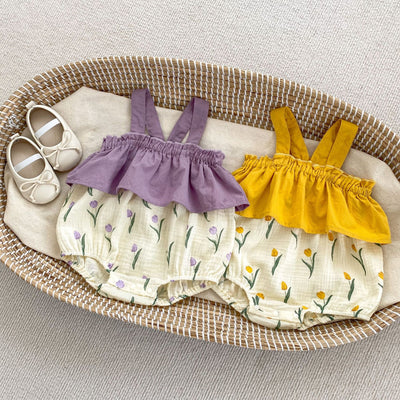 Enterizo Infantil sin Mangas con Estampado
