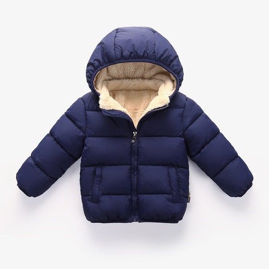 Abrigo de Invierno Infantil con Algodón Acolchado y Forro Polar - Image 2