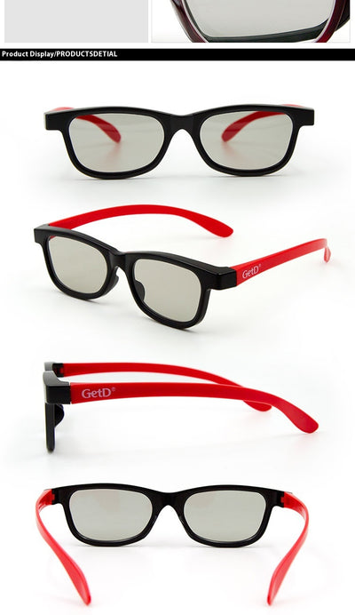 Gafas Estéreo 3D con Lentes Polarizadas Transparentes - Image 8