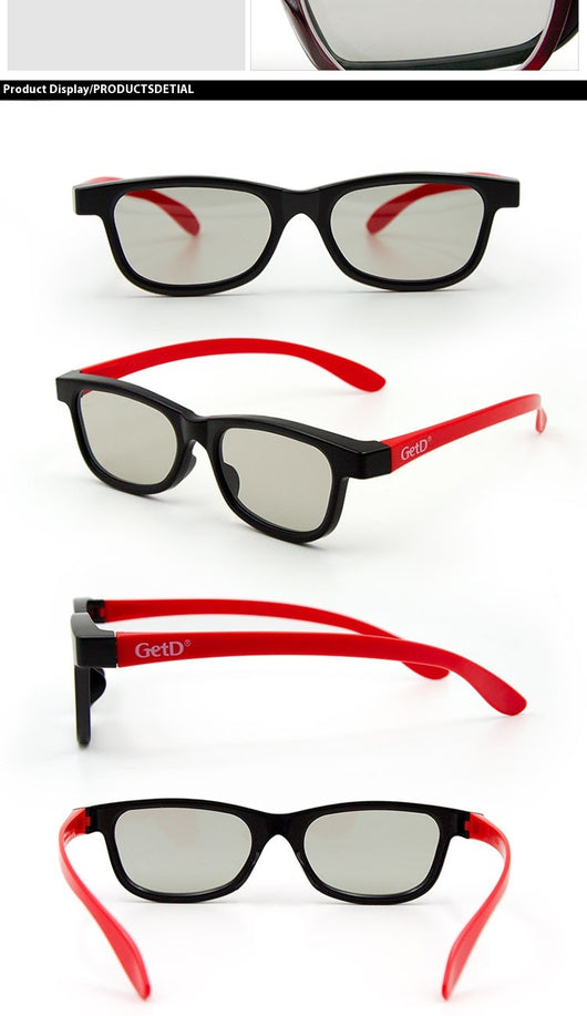 Gafas Estéreo 3D con Lentes Polarizadas Transparentes - Image 8