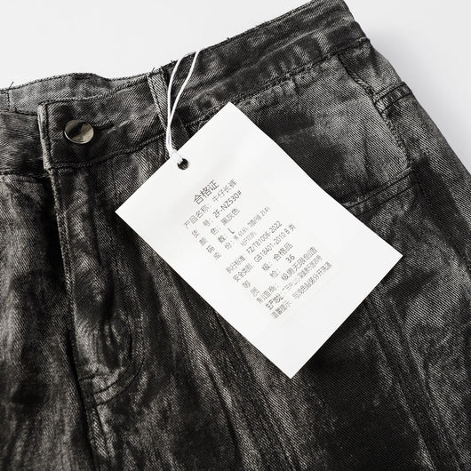 Pantalones Vaqueros Personalizados Otoño con Corte Split - Image 16