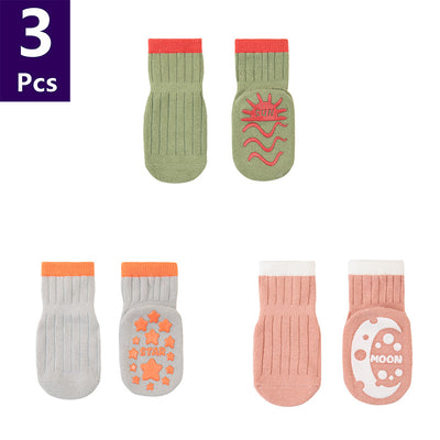Calcetines para Bebé de Algodón Peinado con Diseños Animados Antideslizantes - Image 45