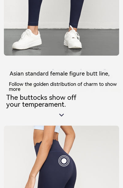 Leggins Deportivos Moldeadores de Cintura Alta para Mujer - Levanta Glúteos Efecto Melocotón sin Marcas - Image 9