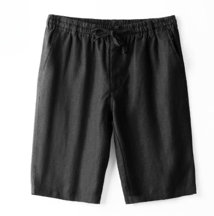 Shorts de Lino Casuales Holgados para Playa Hombre - Image 5