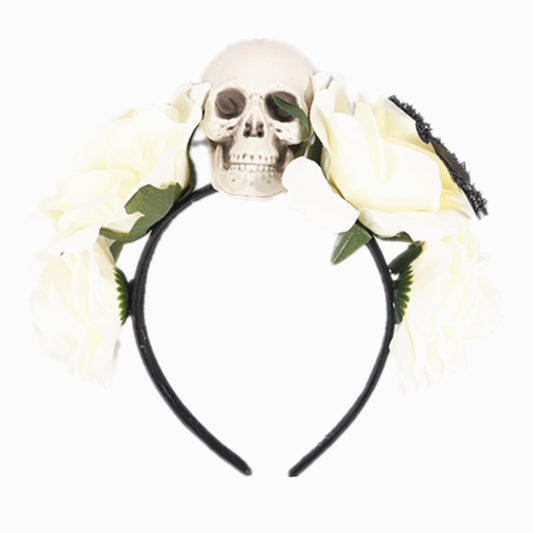 Diadema Calavera con Corona para Fiestas y Baile - Image 2