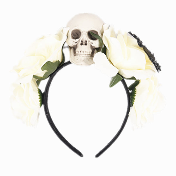 Diadema Calavera con Corona para Fiestas y Baile