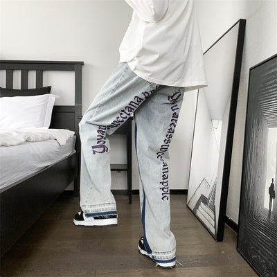 Pantalones Vaqueros Holgados de Pierna Recta para Hombre - Image 4