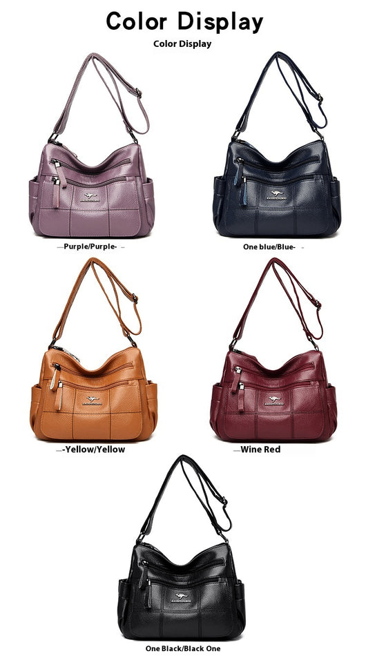 Bolso Crossbody de Cuero Genuino para Mujer - Gran Capacidad - Image 17
